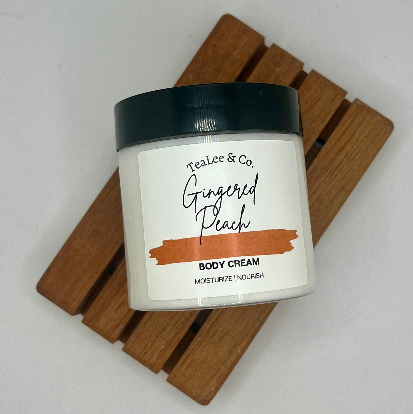 Large Gingered Peach Body Cream