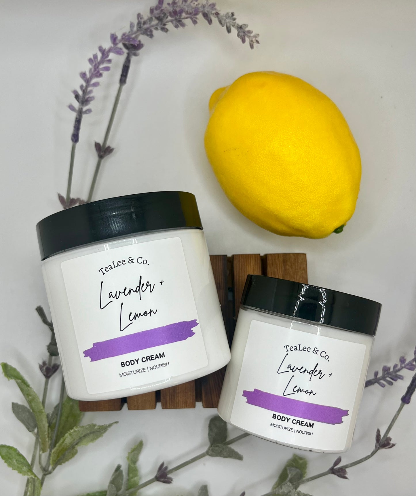 Large Lavender + Lemon Body Cream