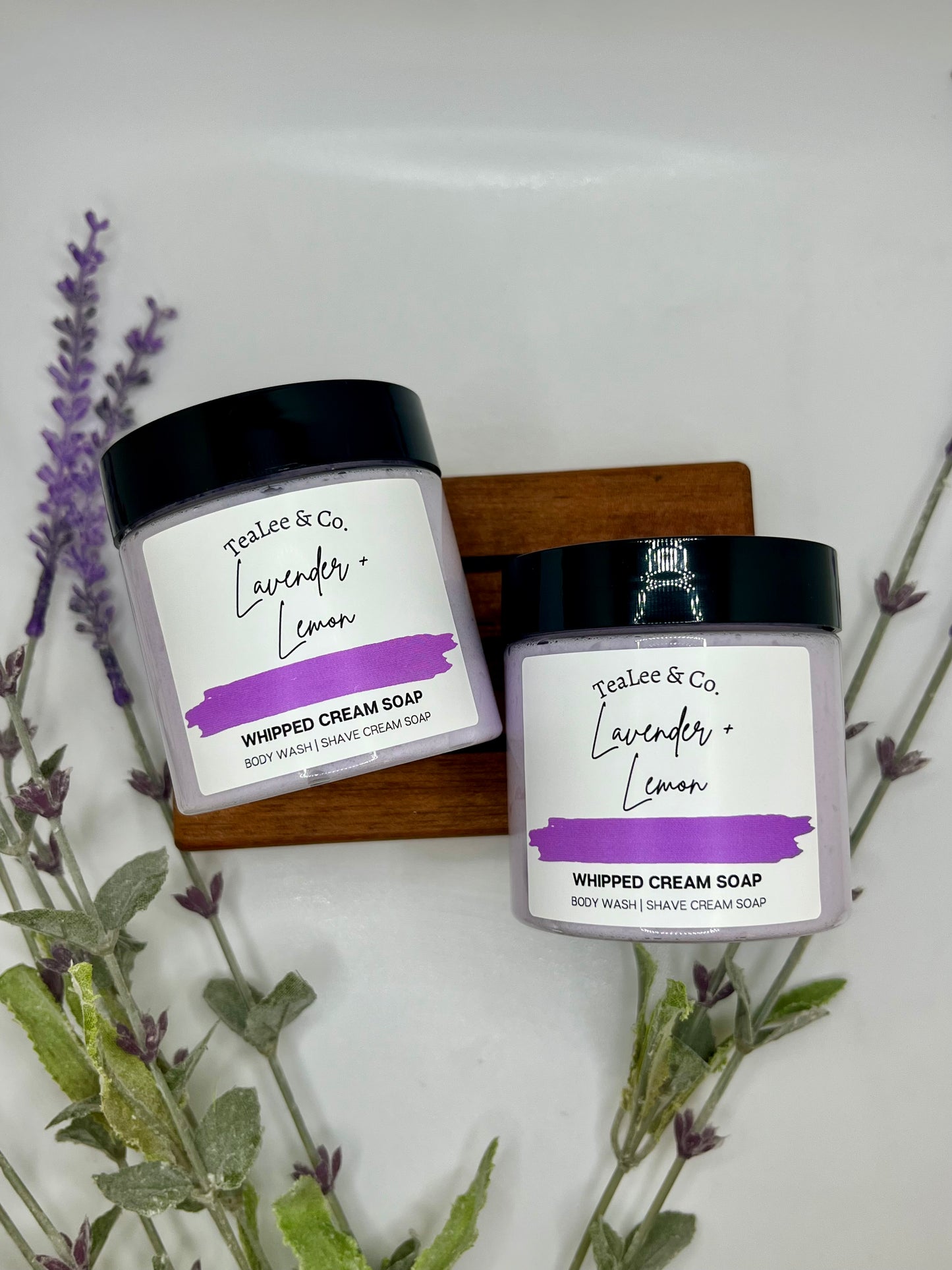 Small Lavender + Lemon Whipped Soap