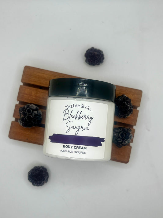 Large Blackberry Sangria Body Cream