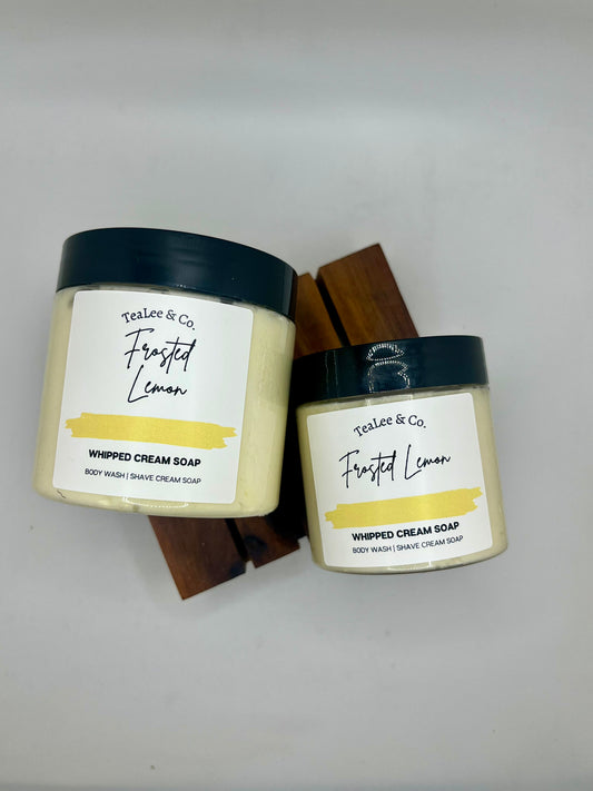 Small Frosted Lemon Whipped Soap