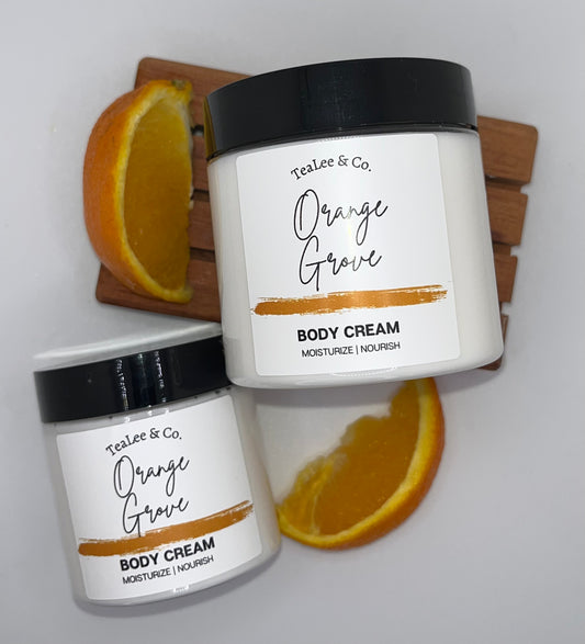 Large Orange Grove Body Cream